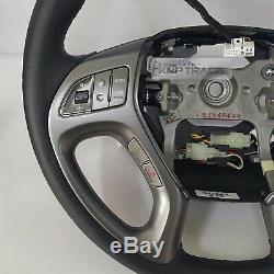 OEM Leather Steering Wheel Handle Bluetooth Kit For HYUNDAI 2010-2015 Tucson ix