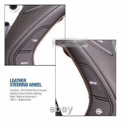 OEM Leather Steering Wheel Handle Bluetooth Paddle for HYUNDAI 2011-2014 Sonata