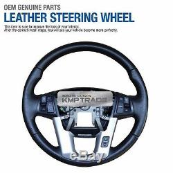 OEM Leather Steering Wheel Handle Remote Control Kit For KIA 2010-2014 Sorento R