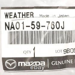 OEM NEW Mazda Left Driver Side Door Weatherstrip 1990-1997 Miata NA01-59-760J