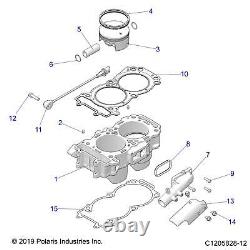 Polaris Cylinder Assembly, Genuine OEM Part 3023035, Qty 1