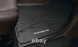 Porsche Rubber Floor Cayman 981C 14-16 Set of 2 OEM Black Genuine Porsche Parts
