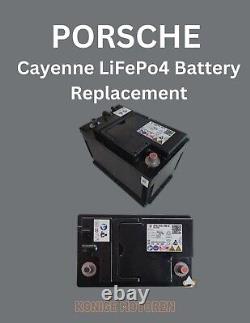 Replace Faulty Porsche Cayenne Batteries! Refurbished 2019-2023 LiFeP04 Battery