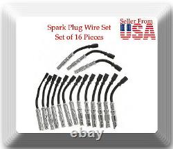 Spark Plug Wire Set 16 Kits Fits Mercedes-Benz V-8 8Cyl 1998-2010