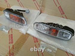 Supra JZA80 MK4 Front Turn Signal Lamp LH+RH set NEW Genuine OEM Parts 96-02