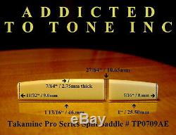 Takamine Pro Series SPLIT SADDLE / Genuine OEM Part / unfinished BONE -TP0709AE