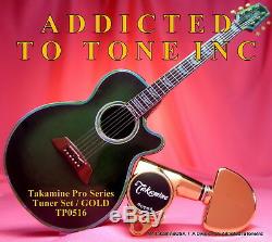 Takamine Pro Series Tuner 6 STRING SET / GOLD / Genuine OEM Part TP0516