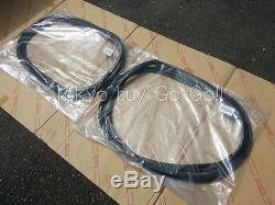 Toyota Corolla CP Coupe AE86 85 Front Door Weatherstrip set NEW Genuine OEM Part