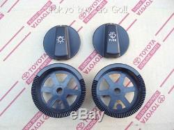Toyota Corolla CP Coupe AE86 Wiper & Light Switch 4pcs set NEW Genuine OEM Parts