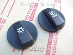 Toyota Corolla CP Coupe AE86 Wiper & Light Switch 4pcs set NEW Genuine OEM Parts