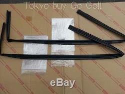 Toyota Corolla Coupe AE86 Front Door Glass Run LH +RH set NEW Genuine OEM Parts