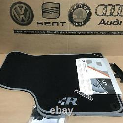 VW Golf MK4 R32 Carpet Floor Mats R Logo RHD Genuine OEM Parts Right Hand Drive