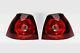 Vw Golf Mk5 R32 04-09 Dark Red Rear Outer Lights Lamps Set Pair Left Right Oem