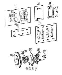 Wheel Bearing Assembly OEM Mopar 68522906AB