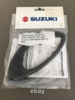 08-20 Suzuki Hayabusa Carbon Fiber Tail Éclairage De Couverture Ensemble New Genuine Oem Part