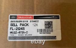 12 Pack de véritables filtres à huile de moteur Ford Motorcraft FL-2124-S FL2124S OEM