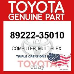 89222-35010 Genuine Oem Toyota 4runner Computer Multiplex Porte Du Réseau