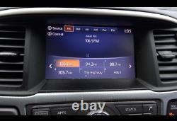 Affichage d'informations sur l'écran tactile de la radio de navigation Nissan Pathfinder Infiniti QX60 2018