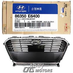 Calandre de radiateur AUTHENTIQUE pour Hyundai Sonata HYBRIDE 2016-2017 OEM 86350E6400.
