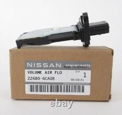 Capteur de débit d'air massique Nissan 22680-6CA0B d'origine OEM
