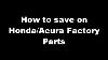 Comment Économiser De L'argent Sur Honda Or Acura Oem Parts U0026 Accessoires Votre Concessionnaire Local