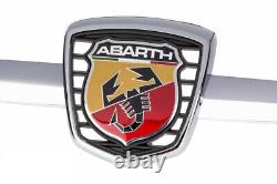 Emblème de calandre d'origine Fiat Abarth pour pare-chocs avant authentique OEM 12-17 Fiat 500 Abarth