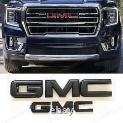 Kit d'embleme entièrement noir avant et arrière GM pour GMC Yukon Yukon XL 2021-2024 84729912