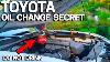 Le Secret Du Changement D'huile De Toyota Exposé