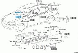 Lexus Is250 350 06-13 Moulage Par Par Pare-brise Avant Véritable Rh & Lh & Clip Oem Parts