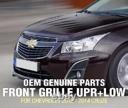 Oem Pièces D'origine Calandre Upr + Low Chrome Pour Chevrolet Cruze 2013 2014