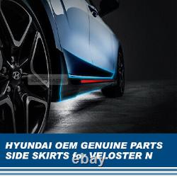 Pièces D'origine Oem Kit De Carrosserie Jupes Latérales Moulage Pour Hyundai 2019 Veloster N
