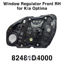 Régulateur De Fenêtre D'alimentation D'origine Avant Rh 82481 D4000 Pour Kia Optima 2016-2021