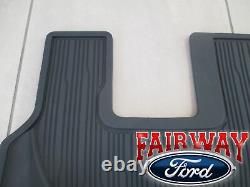 Tapis de sol noir d'origine Ford OEM pour la 3ème rangée sans console pour l'Explorer de 20 à 23