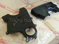 Toyota Supra Mk4 Jza80 Timing Belt Cover Upp Low Set New Genuine Oem Parts