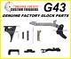 Véritable Glock 43 Complete Lower Parts 9mm Lpk Kit Ss-80 Pf9ss Avec Connecteur De 5,5 Lb
