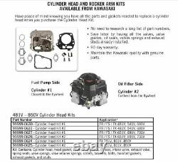 Véritable Kawasaki Oem Cylinder Head #2 Kit Fr. Fs 481v 541v 600v Part# 99999-063