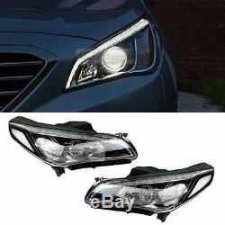 Véritable Pièces Oem Drl Led Head Light Lamp Lh Rh Pour Hyundai I45 Sonata 2015-2017
