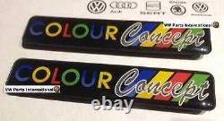 Vw Golf Mk3 Gti Vr6 Color Concept Rub Strip Badges Genuine New Vw Oem Parts Vw